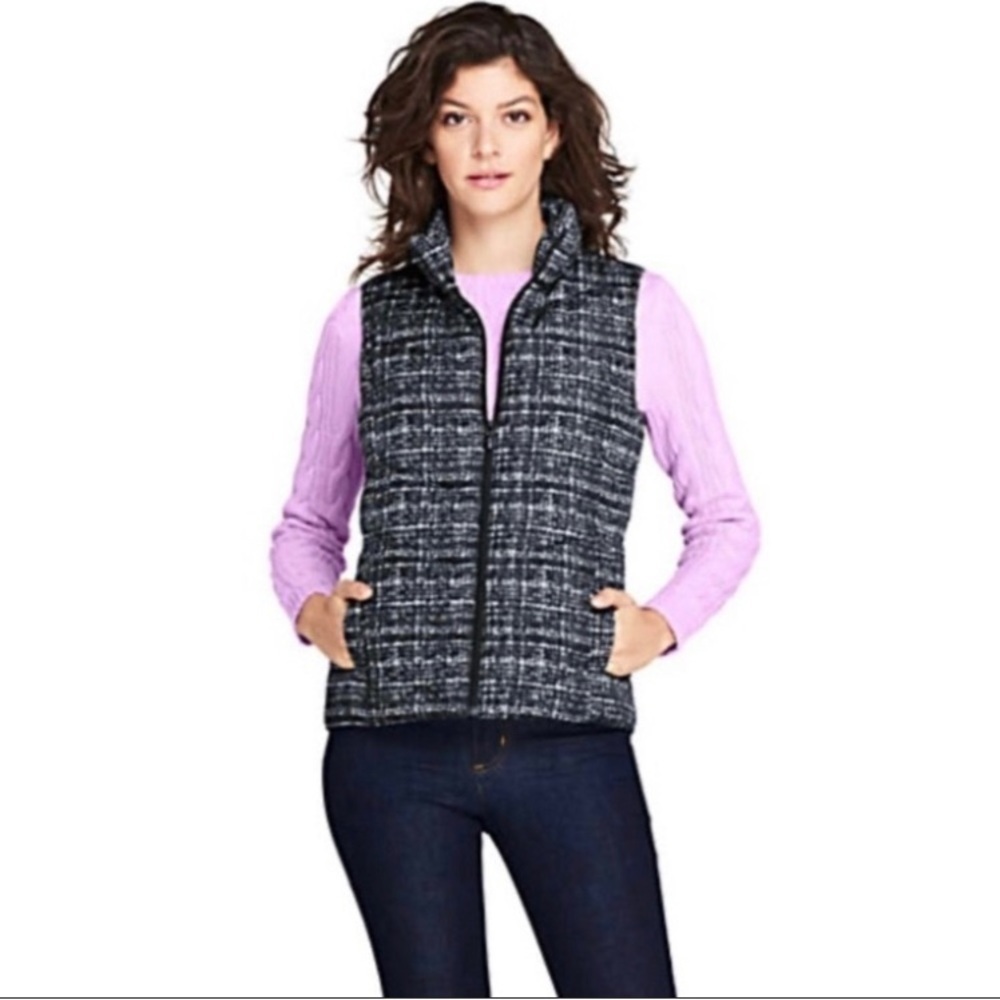 NWT Lands’ End Puffer Down Fill Outerwear Vest Small
